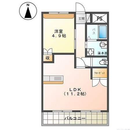 レフィナードＮ．Ｋの物件間取画像